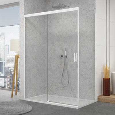 Sprchové kouty SanSwiss CADURA WHITE LINE - CA2CSprchové kouty SanSwiss CADURA WHITE LINE - CAS2+CAST