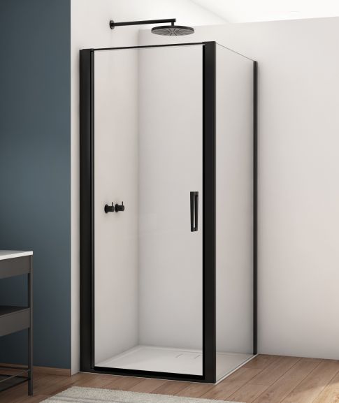  Sprchové kouty D22T1+D22F1 BLACK LINE