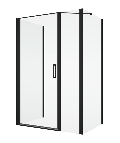 Sprchové kouty Sanswis D22T31+D22F1+D22F1 BLACK LINE